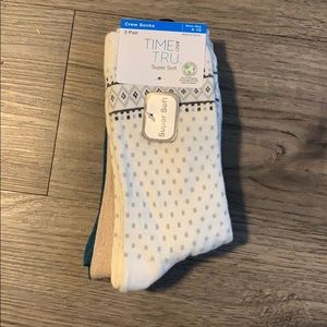 Soft Crew Socks NWT - 3 pairs